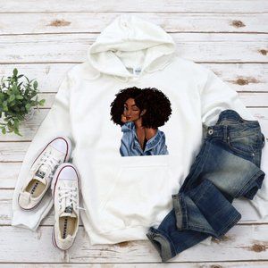 Afro Hoodie, Best Gift for her.